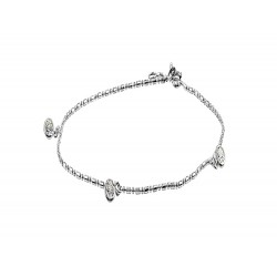 Anklets  with 3 Clear Round Crystals